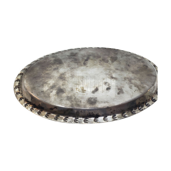 Vintage Silver Plated Miniature Tea Set Coffee Tea Pot Tray Creamer Sugar - Picture 8 of 16